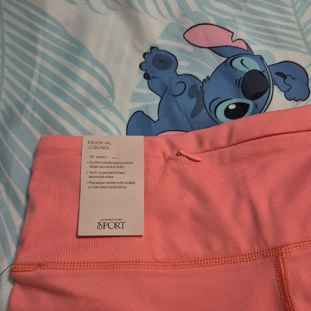 Victoria's Secret salmon pink Leggings - Picture 7 of 8